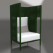 3d model Chaise longue capullo (Verde botella) - vista previa