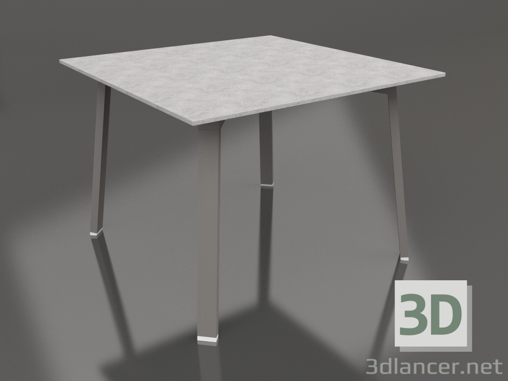 3d model Mesa de comedor 100 (Gris cuarzo, DEKTON) - vista previa