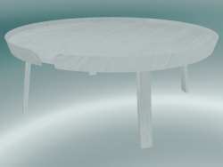 Coffee table Around (Extra Large, White)
