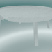 modèle 3D Table basse Around (Extra Large, Blanc) - preview