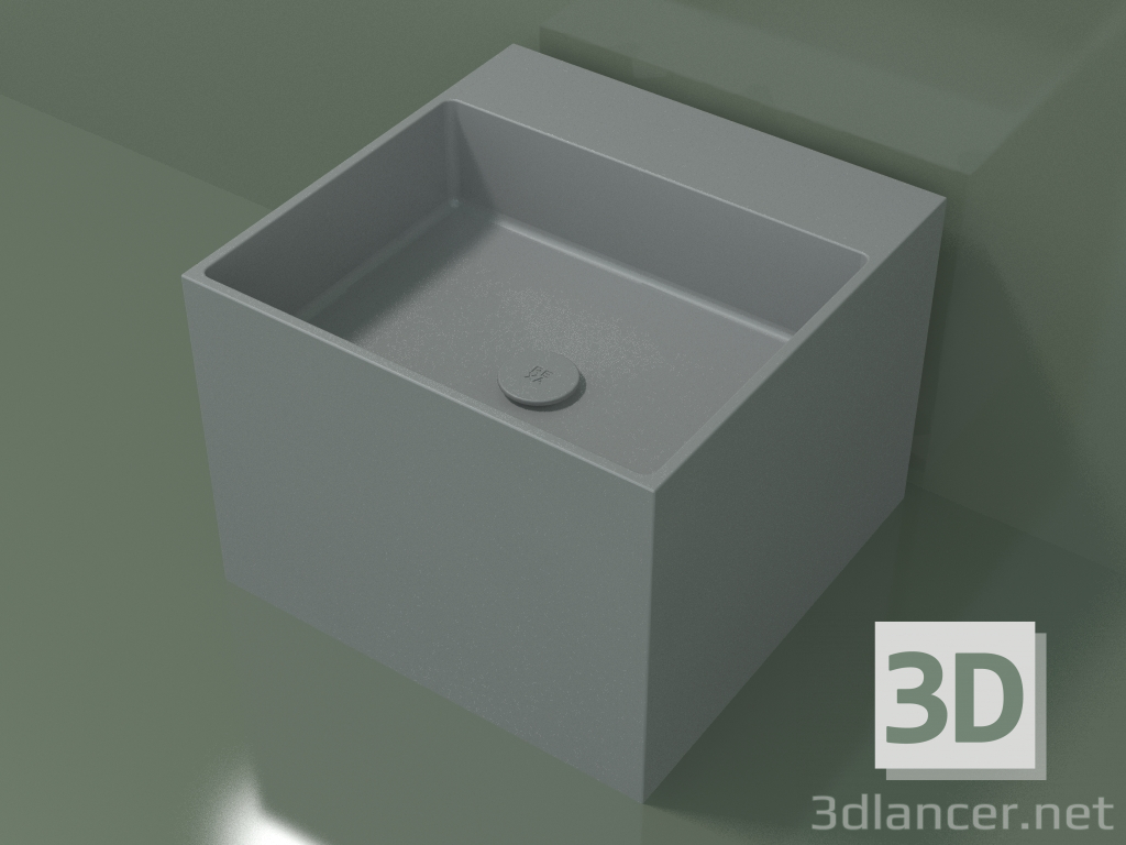 3d model Lavabo sobre encimera (01UN22302, Silver Grey C35, L 48, P 48, H 36 cm) - vista previa