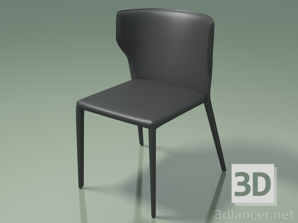 3d model Silla de comedor Tudor (111882, negra) - vista previa