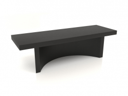 Banc BK (1200x400x350, bois noir)