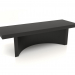 3d model Bench BK (1200x400x350, wood black) - preview