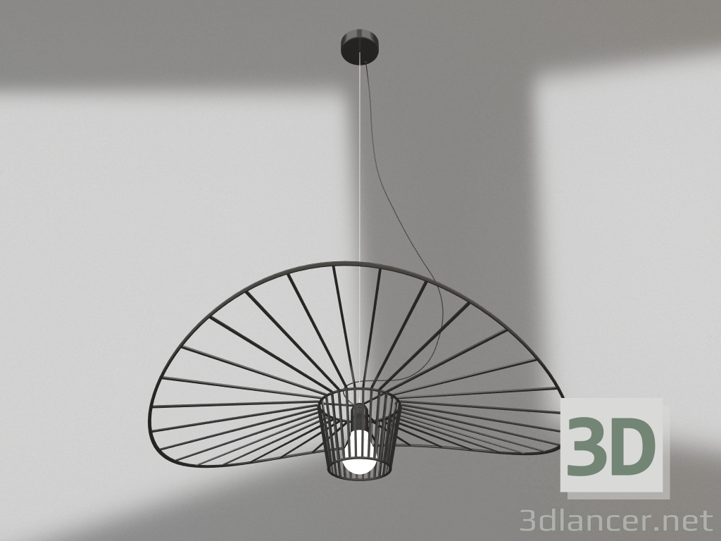 Modelo 3d Cabide de palha preto (07696-80.19) - preview