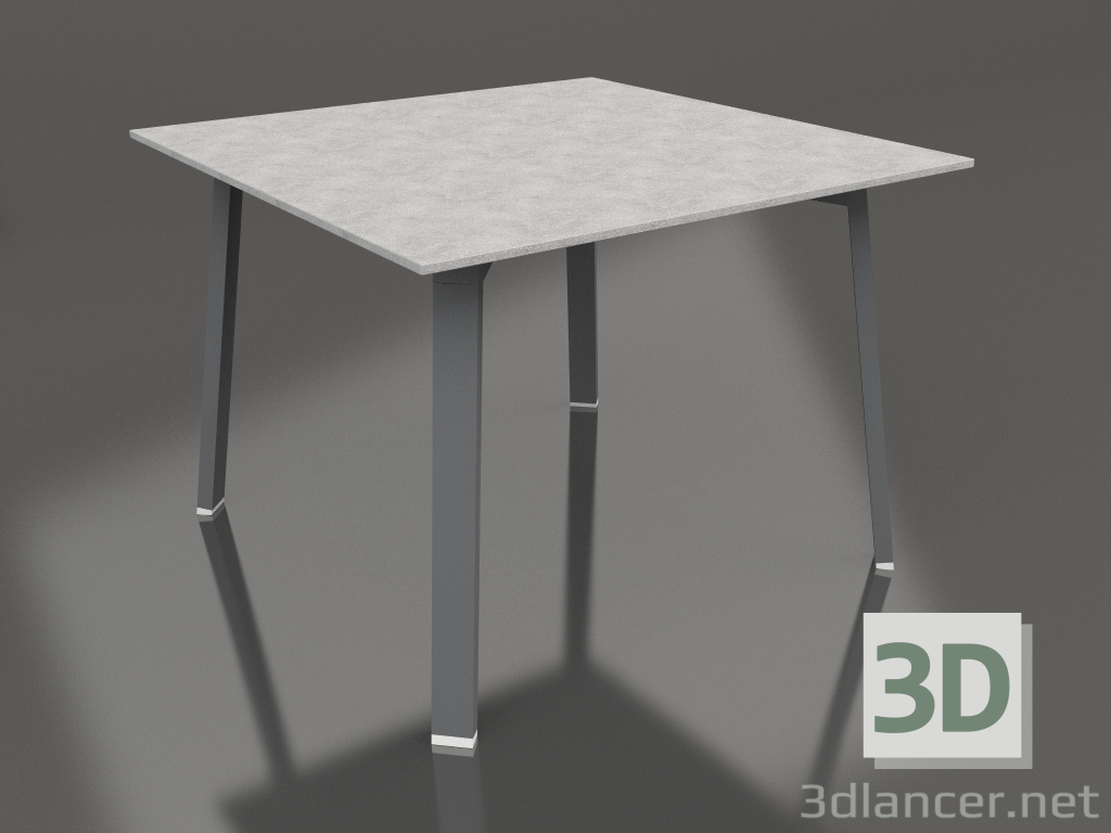 3D Modell Esstisch 100 (Anthrazit, DEKTON) - Vorschau