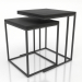 3d model Coffee table (black RAL 9005) - preview