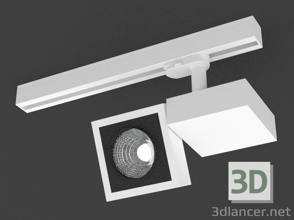 3d model lámpara de LED para bus de tres fases (DL18623_01 Track W) - vista previa