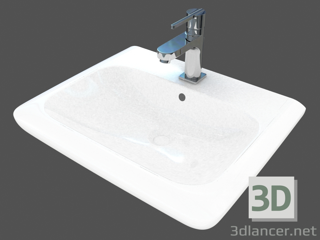 modèle 3D Lavabo Vie (M21160) - preview