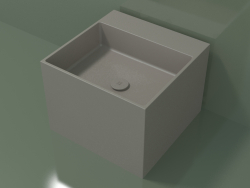 Lavabo sobre encimera (01UN22302, Clay C37, L 48, P 48, H 36 cm)