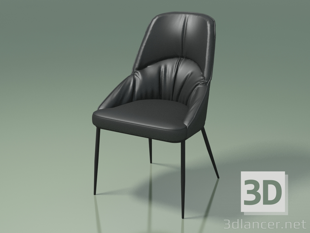 3d model Silla Sheldon (112830, negra) - vista previa