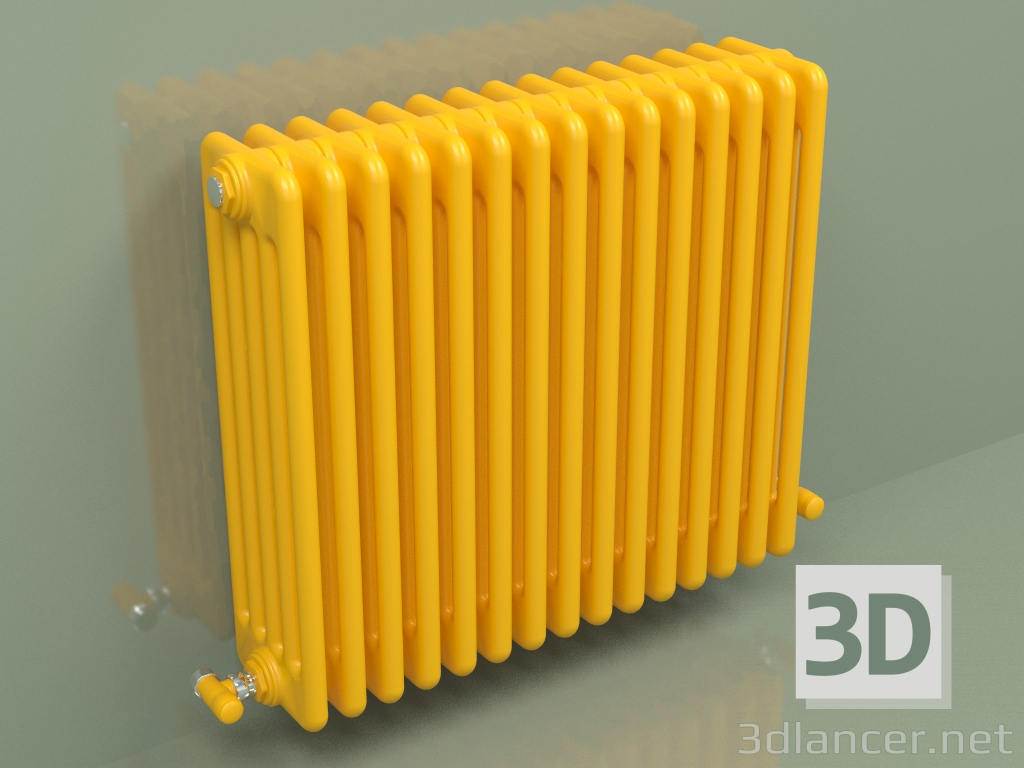 Modelo 3d Radiador TESI 5 (H 600 15EL, amarelo melão - RAL 1028) - preview