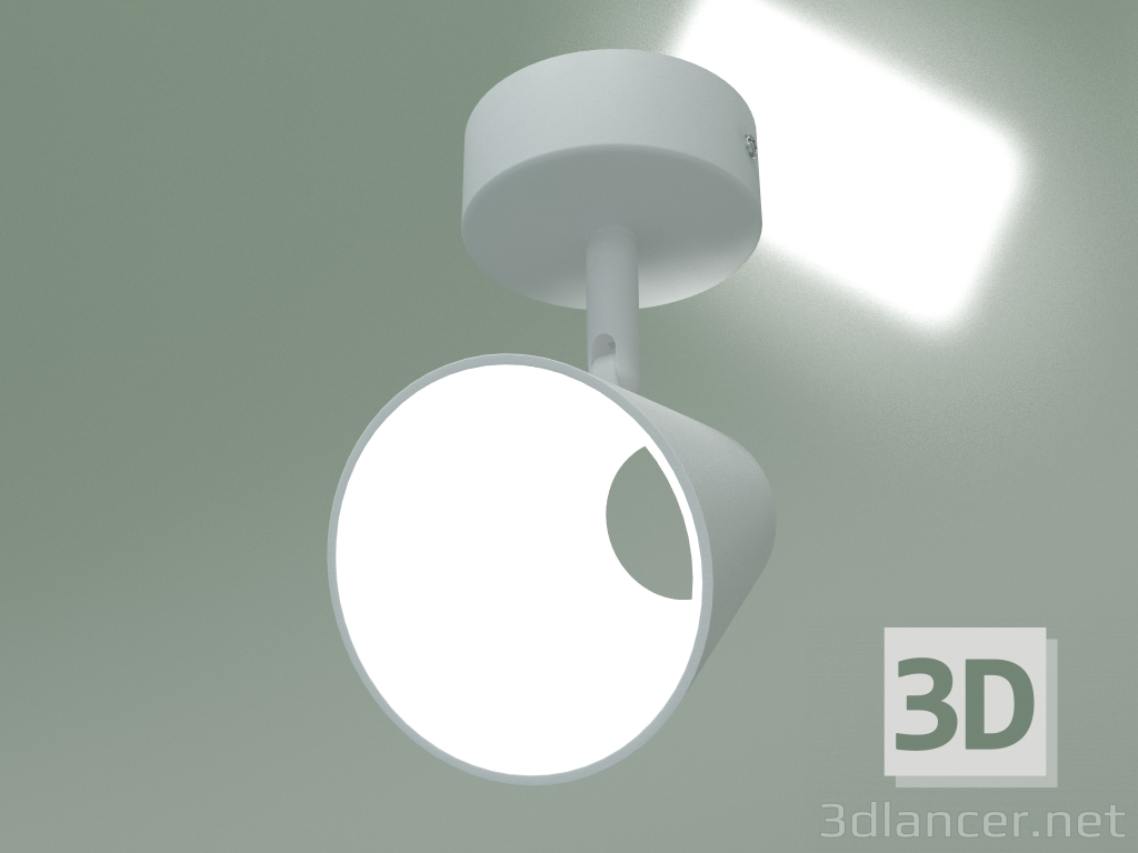 3d model Luminaria LED de pared y techo DLR025 (blanco) - vista previa