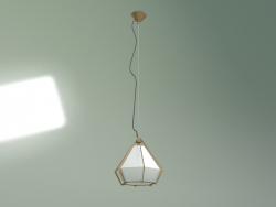 Lâmpada de suspensão Louvre Pyramid diâmetro 35,5 (branco, dourado fosco)