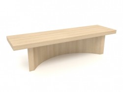 Banc BK (1400x400x350, bois blanc)