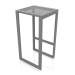 3D Modell Hoher Hocker (Anthrazit) - Vorschau