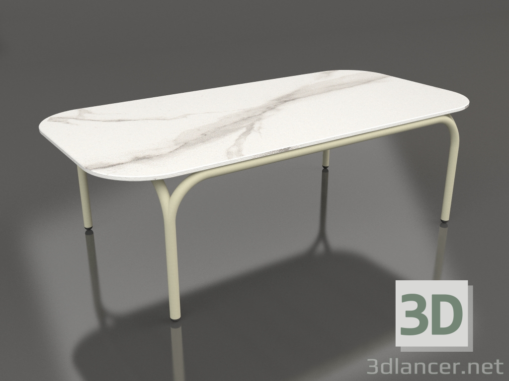 modèle 3D Table basse (Or, DEKTON Aura) - preview