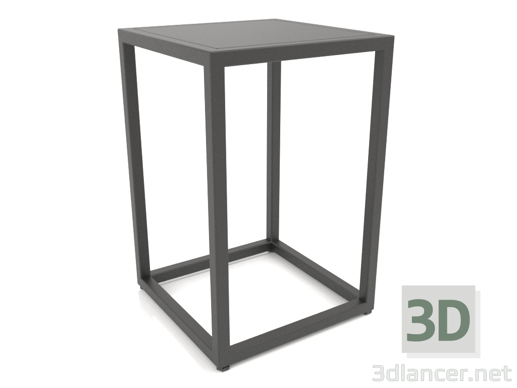 3d model Mesa de centro cuadrada (METAL, 30X30X44) - vista previa