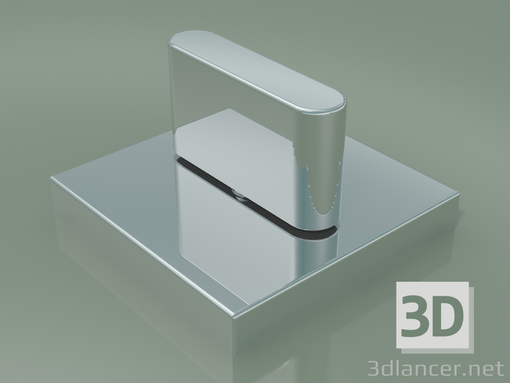 3d model Válvula de plataforma, en sentido horario para cerrar, fría (20000 705-00) - vista previa