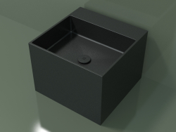 Lavabo da appoggio (01UN22302, Deep Nocturne C38, L 48, P 48, H 36 cm)