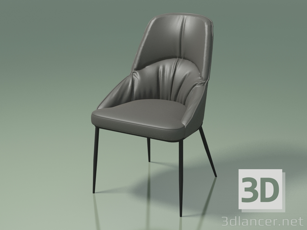 modello 3D Sedia Sheldon (112829, grigio grafite) - anteprima