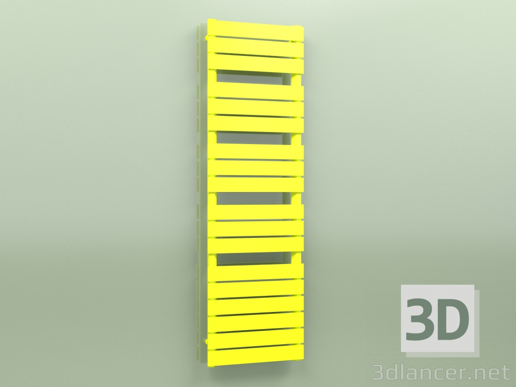 3d model Heated towel rail - Muna (1650 x 500, RAL - 1026) - preview