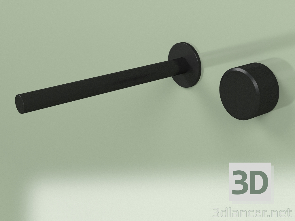 3d model Mezclador hidro-progresivo de pared con caño L 250 mm (16 11, NO) - vista previa