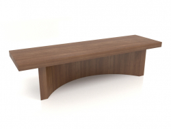 Banc BK (1400x400x350, bois marron clair)