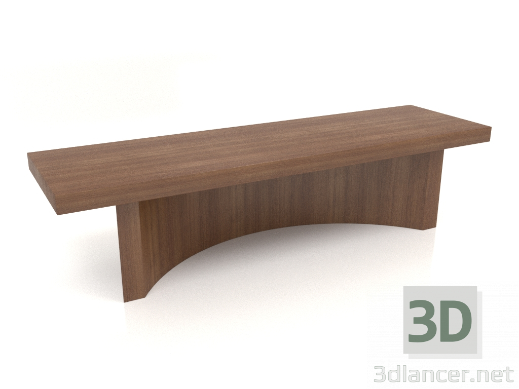 modello 3D Panca BK (1400x400x350, legno marrone chiaro) - anteprima