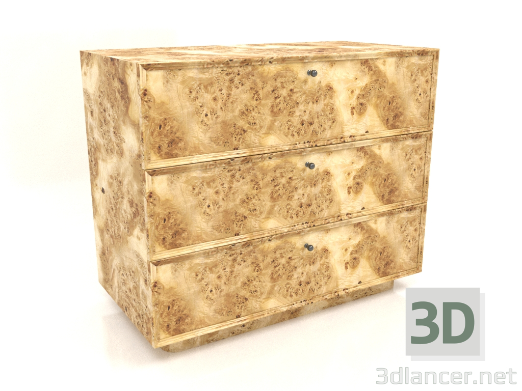 3d модель Комод TM 15 (1001х505х834, veneer wood scale) – превью