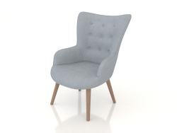 Fauteuil Hygge (bleu)