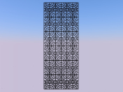 Metal decorative panel