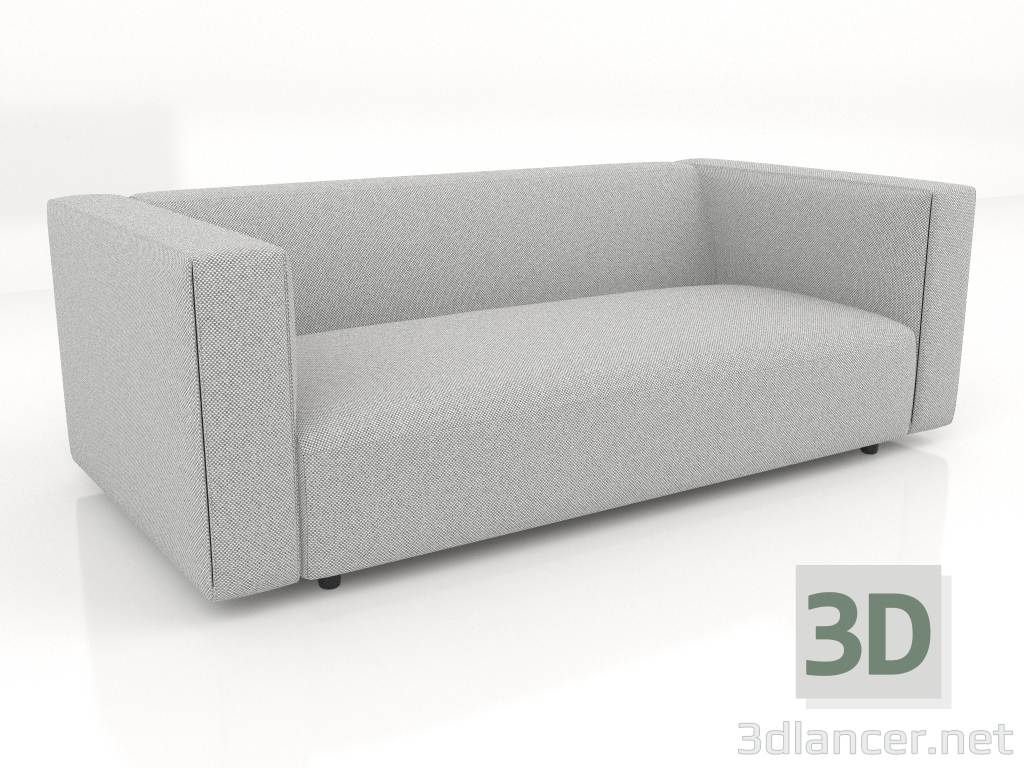 modello 3D Divano 2,5 posti (XL) - anteprima