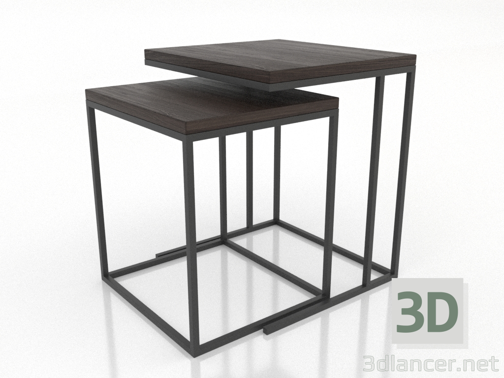 3d модель Стол журнальный (пепчатый орех) – превью 3d модель Стол журнальный (пепчатый орех) – превью