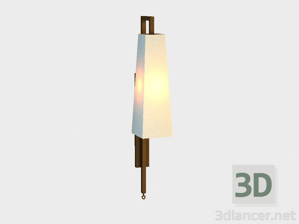 Modelo 3d Arandela arandela (011-1BRS SN) - preview