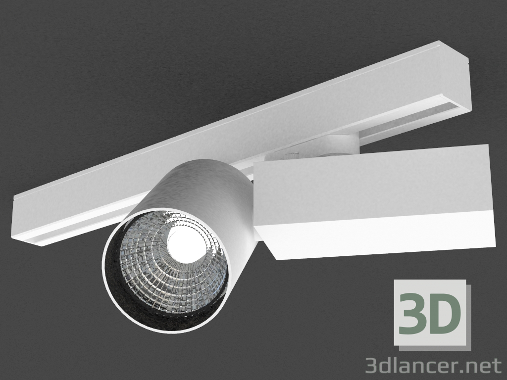 3d model lámpara de LED para bus de tres fases (DL18624_01 Track W Dim) - vista previa