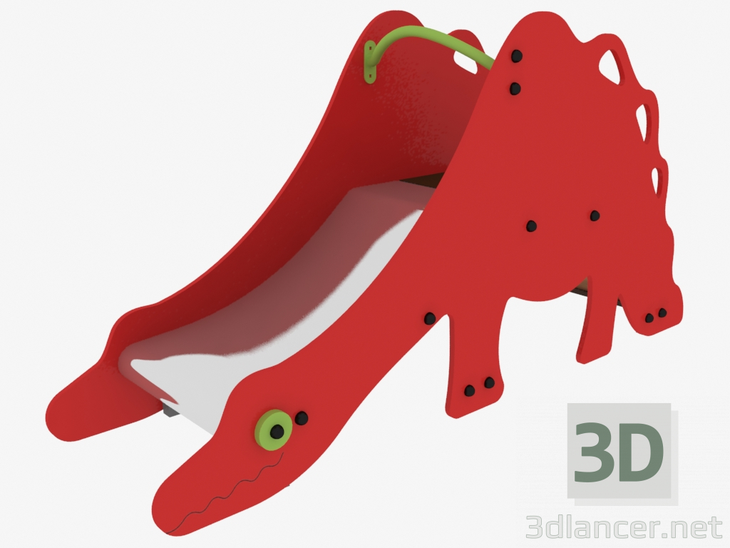 3d model Colina de un parque infantil Stegosaurus (5205) - vista previa