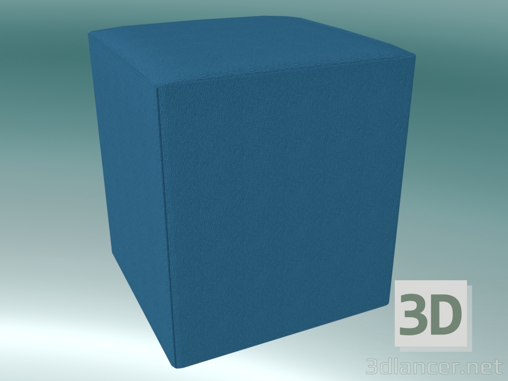 3d model Small square pouf (VOS2, 410x410 mm) - preview