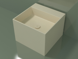 Lavabo sobre encimera (01UN22302, Bone C39, L 48, P 48, H 36 cm)