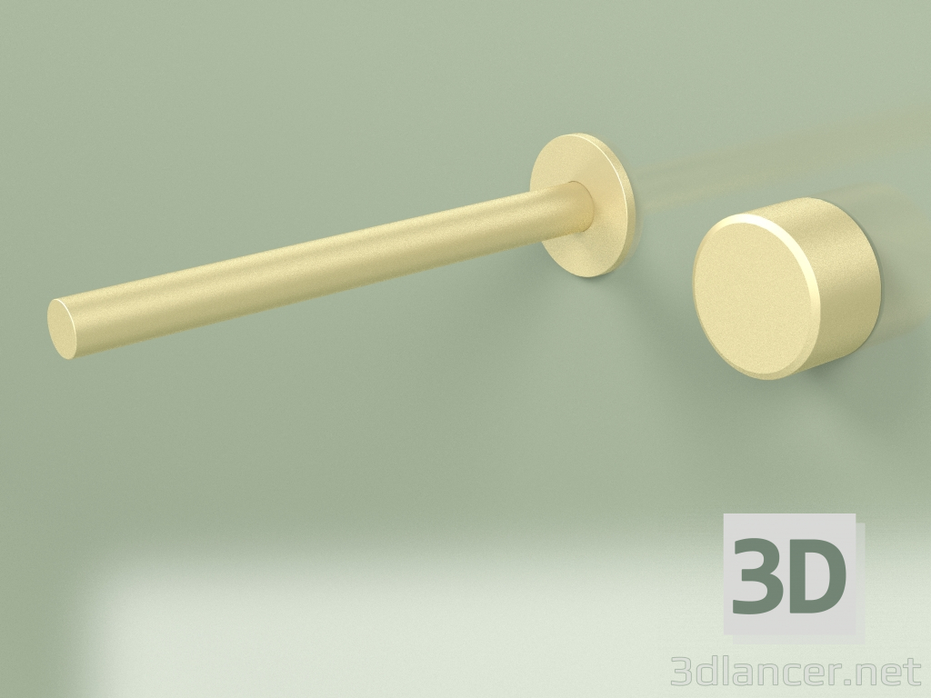 3d model Mezclador hidro-progresivo de pared con caño L 250 mm (16 11, OC) - vista previa