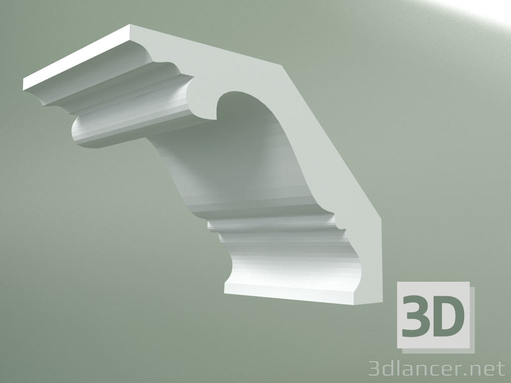 modèle 3D Corniche en plâtre (socle de plafond) KT170 - preview