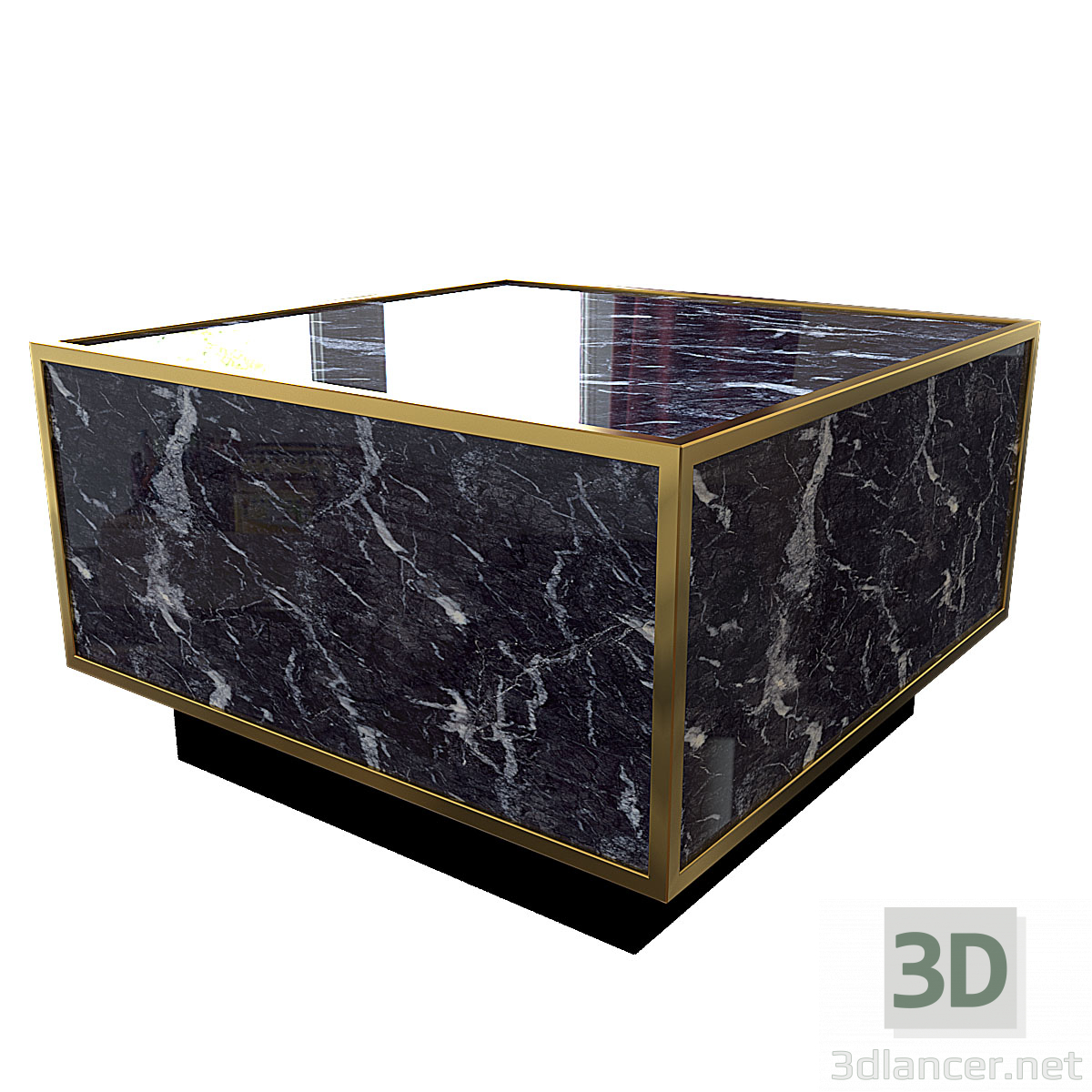 3d COFFEE TABLE CONCORDIA SET OF 4 model buy - render