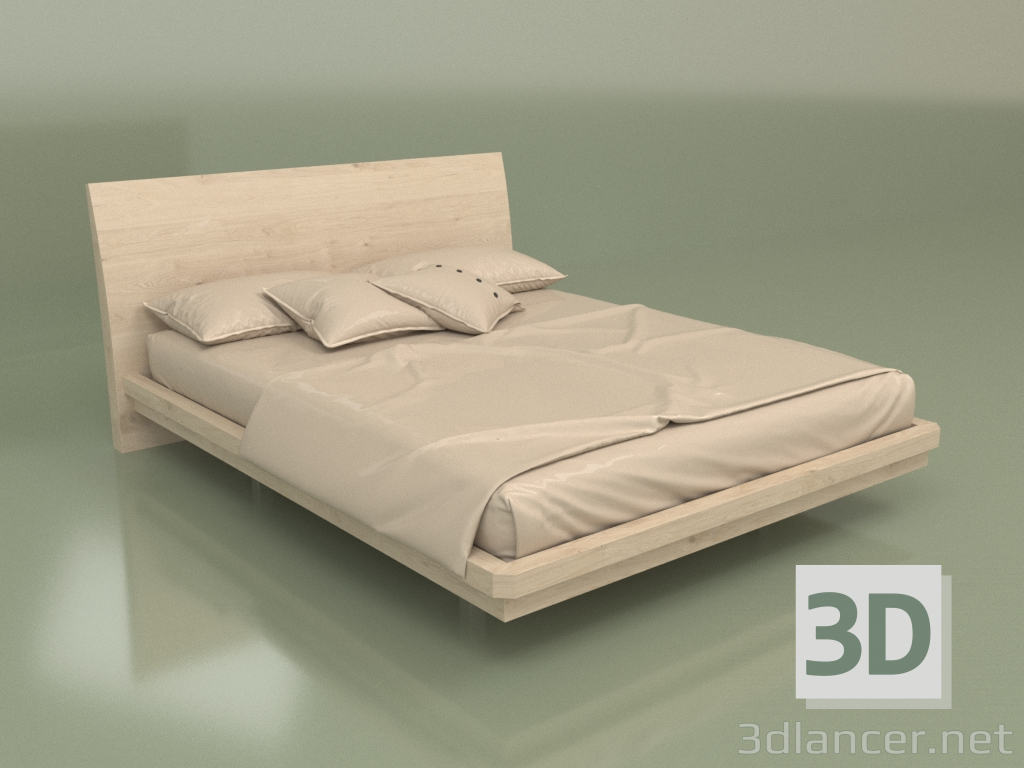 3D Modell Doppelbett Mn 2016 (Champagner) - Vorschau