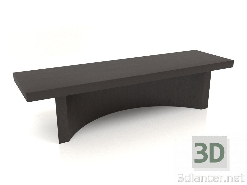 3D Modell Bank BK (1400x400x350, Holzbraun) - Vorschau