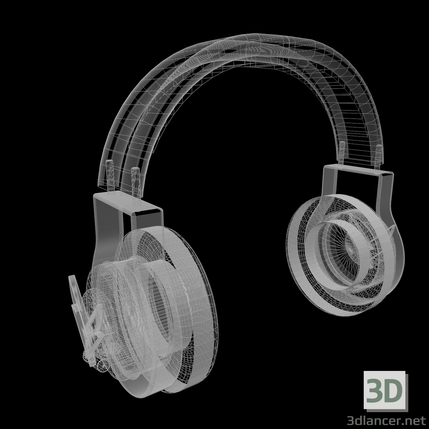 modèle 3D de Casque bleu acheter - rendu