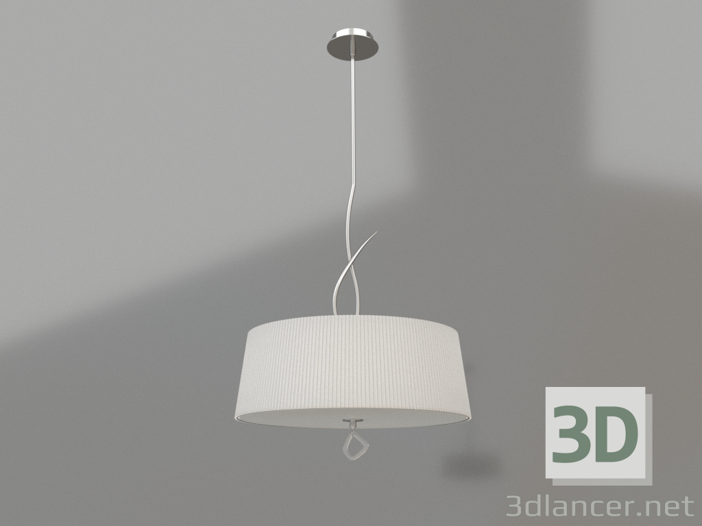 3d model Hanging chandelier (1644) - preview