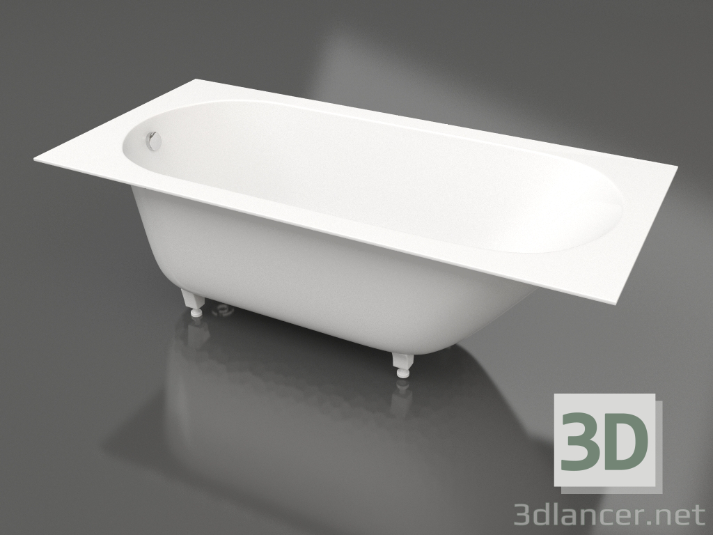 modèle 3D Baignoire ORNELLA 170x80 - preview