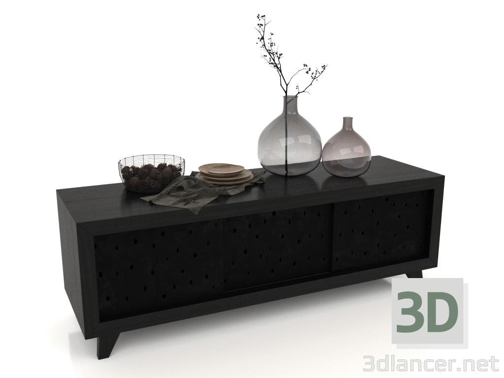 Modelo 3d Gabinete PECHYVO (Preto) - preview