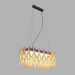 modèle 3D Pendant Chandelier cetara md103910-21a ensemble 21 de cristal - preview