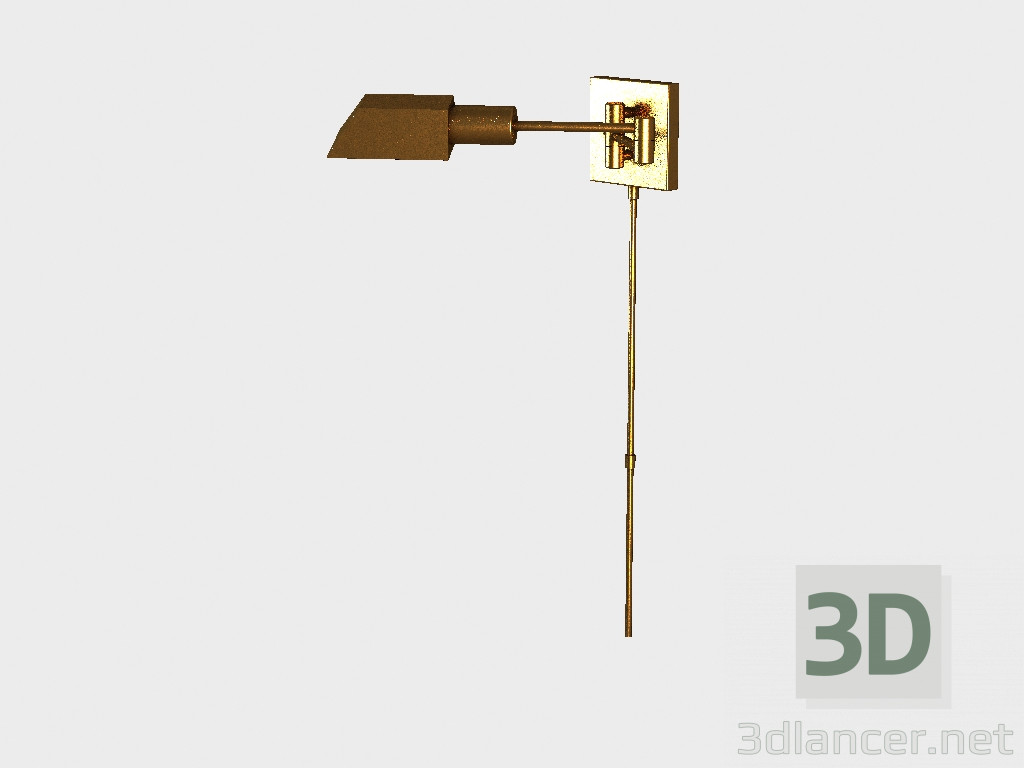 3d model Lámpara Aplique de pared (SN 020-1BRS) - vista previa